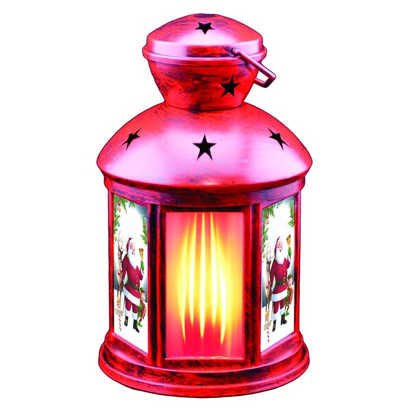 Magic Seasons Christmas Colonial LED Lantern